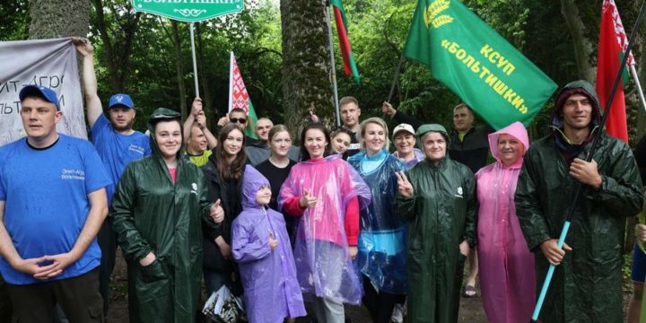 Команда КСУП «Больтишки» принимает участие в районном молодежном турслете